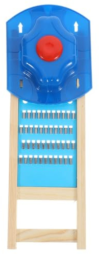HOLIDYOYO 1juego Rallador De Verduras y Patatas De Inoxidable Con Protector De Manos Rallador Compacto y Conveniente Para Cocina Para Cortar y Rallar Queso Zanahorias