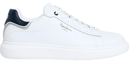 Pepe Jeans Sneakers Eaton One in Pelle Bianca