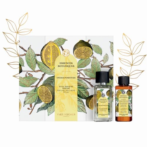 Yves Rocher Ondes Positives - Parfum & Körperöl Geschenkset - 2-teilig | Eau de Parfum & Massageöl - Freudiger Damenduft im Pflegeset - Ideale Geschenkidee für besondere Anlässe