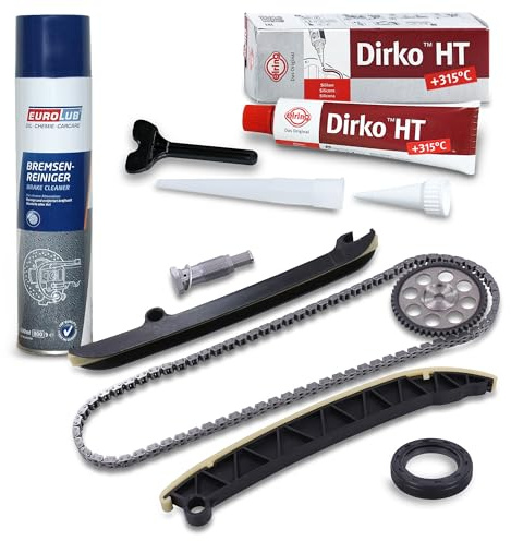 BESTPRICE Juego de cadena de distribución Compatible con AUDI A1, A3, SEAT ALTEA, IBIZA, LEON, SKODA FABIA, ROOMSTER, YETI, VW CADDY 3, CADDY 3, GOLF, JETTA 4, POLO 5, POLO Van (6R)