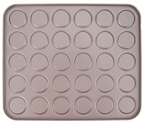 Bandejas for hornear, molde for pasteles de macarrones, alfombrillas for hornear macarrones, moldes for hornear for macarrones, galletas, pan, pasteles, postres(S)