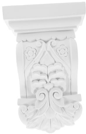 SOLUSTRE Imitierte Gipsfigur Römischer Säulenstil Wandkamin Dekoration Für Türrahmen Ecke Traditionell Haus Möbel Bild Künstlich Schwer Modell Architektonisch