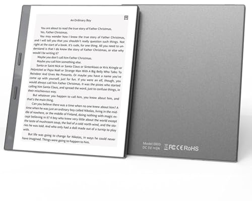 Dpofirs Android Tablet E Book Reader, 1GB RAM 32GB ROM, Lectura Personalizable, WiFi, Bluetooth, Batería de 1300 MAh, Lector de Libros Electrónicos (Gray)