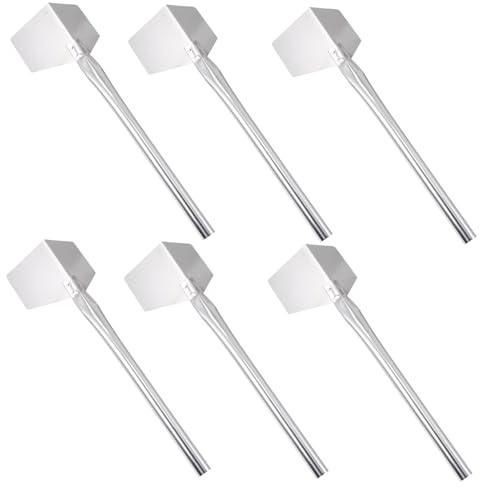 SOPOTUTU 6 Pezzi Cazzuole Angolari in Acciaio Inox per Stucco e Intonaco Strumenti Finitura Muratura con Impugnatura Ergonomica per per Cartongesso e Decorazioni Muro