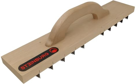 STEINBURG – Porenbetonhobel 500mm Holz-Hobel mit langlebigem Metallraspelblatt | Für präzises Bearbeiten von Porenbeton, Ytong und Gasbeton. Deutsche Qualität