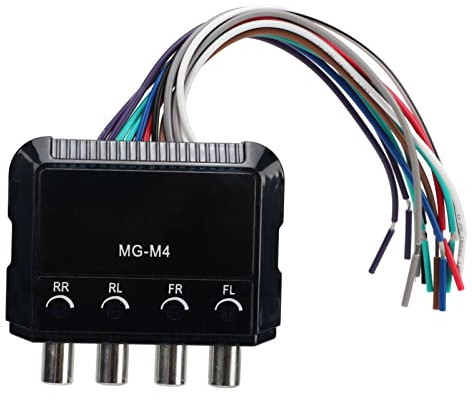 Tbest Convertitore Audio Alto a Basso Canale Anti Interference Riduci la Frequenza della di Rumore per il Automobilistico Universale