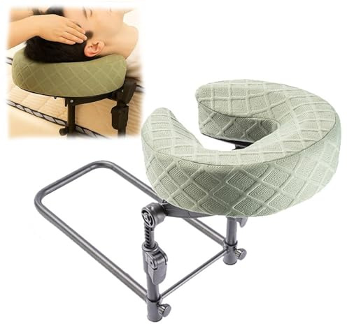Almohada Facial Tipo Cuna,Reposacabezas Para De Masaje,CojíN Ajustable,PosicióN Boca Abajo Tras CirugíA Ocular,Soporte La Cabeza En Salones Belleza,Se Adapta A MayoríA Las Camillas,Ligero Y PortáTil(G
