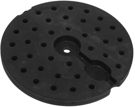 WRITWAA Base Lisa y Superficie para Plástico Negro de Diseño de Moderno Ponderada Lámpara Pie Chasis de Lámpara Redondeado en Uso Conveniente Salón