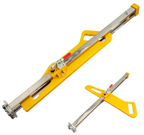 Foldable Drywall Cutting Tool | 60cm Cutting Width, 13 Wheels | Adjustable Gypsum Board Cutter for Wall, Build, Decoration, DIY Projects