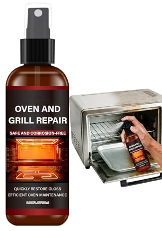 Detergente Per Griglie Barbecue | 100ml Spray Sgrassante Ad Azione Rapida - Spray Detergente per - Per Piano di Lavoro Campeggio Barbecue Festa Picnic Fornelli Padella Cucina Bagno Tavolo