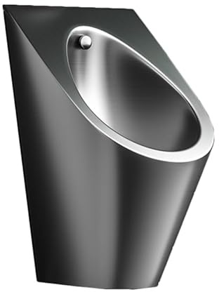Orinatoio da uomo a parete in acciaio inossidabile 304 uso commerciale/residenziale per bagno adulto WC finitura nera maschile orinatoio per bagni pubblici