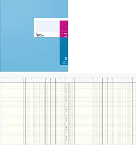 König & Ebhardt König und Ebhardt König & Ebhardt 8611081 Geschäftsbuch / Spaltenbuch (27,7x29,7cm, mit Kopfleiste, 8 Spalten, 32 Zeilen, 80g/m², 40 Blatt, Drahtheftung)