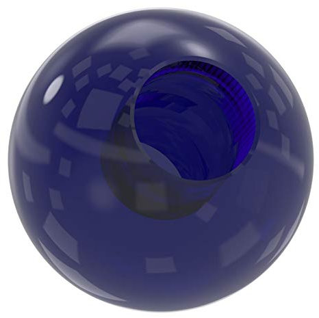 Glaskugel blau ø 30mm mit Sackloch ø 12,3mm
