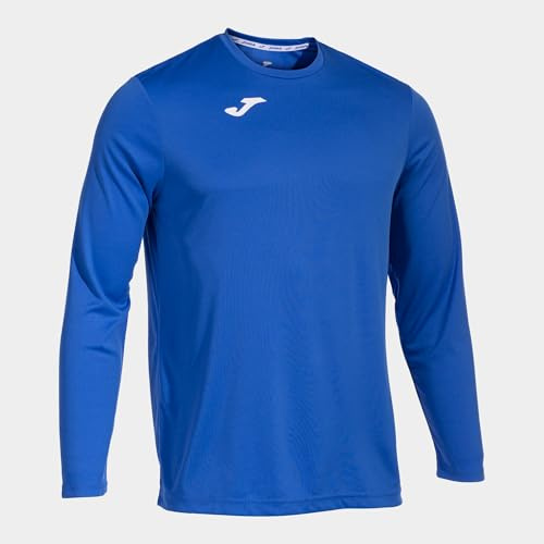 Joma - Camiseta Deportiva Manga Larga Hombre , 6XS - 3XL - Transpirable y Secado Rápido - Combi