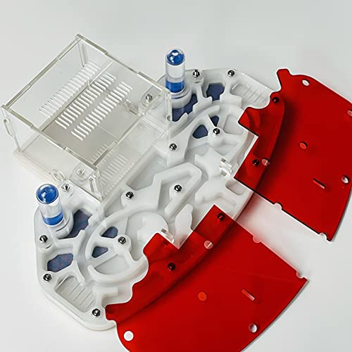 Large Size 24 * 18cm Arylic ANT NEST, ANT Farm, ANT Habitat, FORMICARIUM with Built-in Arena “Platform” (White)