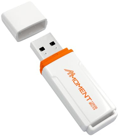 MMOMENT MU34 128GB USB 3.1 Gen2x1 Flash Drive, Read Speed up to 120MB/s, Write Speed up to 60MB/s, Thumb Drive | Protective cap attaches to the back during use; compact design for everyday file storage and transfers
