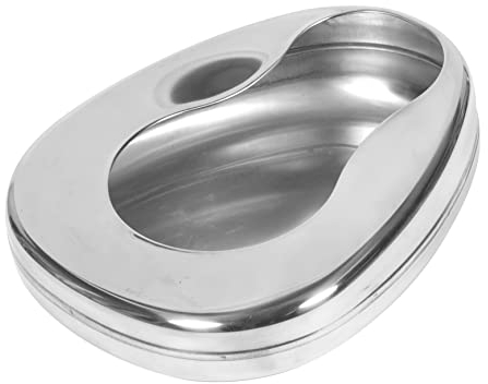 CIYODO Bettpfanne Urinal Aus Horizontales Design Für Pflege Langlebige Bettpfanne Für Bettlägerige Und Ältere Menschen Leicht Zu Reinigen
