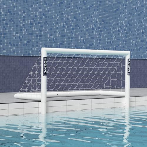 FORZA PVC Water Polo Goal - 3x Durable uPVC | Regulation Sizes (Single, Junior Training Goal)