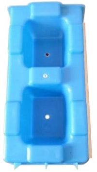 GSJNHY Paving Mould 40cm Plastic Easy Fast Cheap Economy Construction Hollow Cement/Concrete Paving Interlocking Brick Block Mold