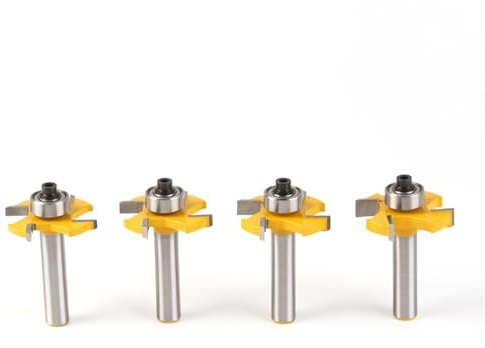 Depth Slot Cutter Router Bit, 8mm Shank Biscuit Jointer Slot Woodworking Milling Cutter Trimmer Cleaning End Mill
