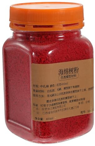 GALPADA Polvere Per Micro Paesaggi Polvere Vegetale Spugna Per Modelli Materiale Vegetazione Finestra Paesaggistiche Diy Adatta Plastici Ferroviari e Miniature