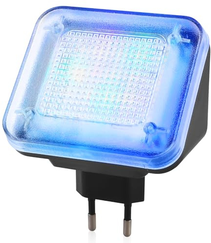 TV Simulator, LED TV-Simulatormit 12 LED's und 3 wählbaren Programmen, Fernseh-Atrappe Durch Lichtsimulation zum Einsatz als Einbruchschutz, Fernsehsimulator, Einbruchschutz Home Security