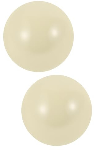 Ciieeo 2pcs 57mm Resin Bocce Balls for Lawn Games and Outdoor Family Croquet Replacement Balls for Backyard and Beach Play