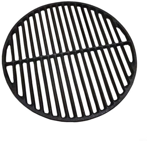 Griglia rotonda in ghisa per barbecue a carbonella e a gas, per cucinare e arrostire all'aperto, compatibile con diversi modelli, griglia rotonda al carbone, griglia da 25 cm