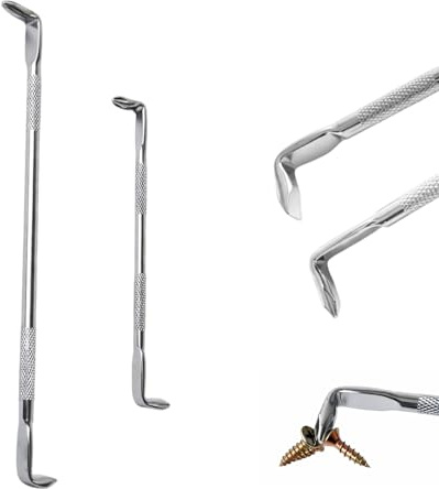 Destornillador acodado 90° juego 2 piezas destornillador angular offset doble punta PH1 PH2 SL6 corto compacto magnético acero S2 para espacios reducidos reparación muebles coche taller herramientas