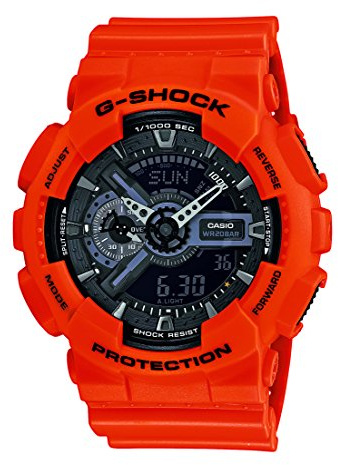 Casio GA-110MR-4AER G-Shock - Reloj de pulsera, unisex, color Rojo/Naranja