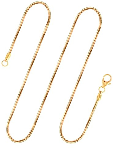 EDELIND Goldkette, Schlangenkette Gelbgold 585/14 K, Länge 42 cm, Breite 1,6 mm, Gewicht ca, 5,5 g, NEU