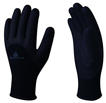 Delta Plus Hercule VV750 Gants de travail thermiques imperméables Noir Taille 9 – L