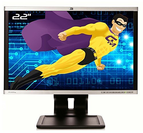 'Schermo PC Pro 22 HP LA2205wg TFT TN VGA DVI display VESA USB Widescreen (Ricondizionato)