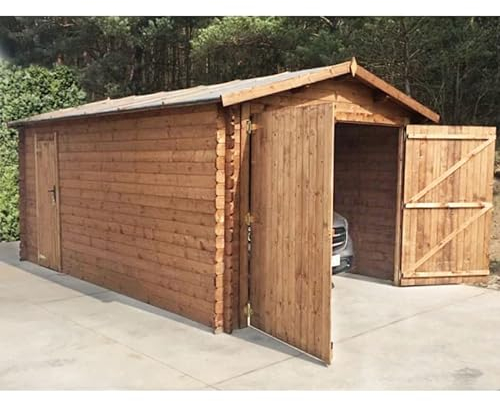 Casetta GARAGE in legno impregnato 350x600