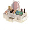 Naturezhen Make Up Organiser, Organizer Trucchi con Cassetti Specchio, Multiuso Organizzatore Trucchi per gioielli, spazzole, rossetto e creme, cosmetici per Comò, Camera da Letto
