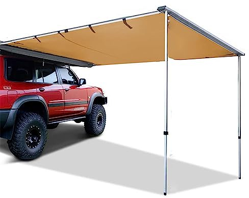 LMEIL Ausziehbare Auto-Seitenmarkise, Markisen-Sonnenschutz, wasserdichte Fahrzeug-Markise, Überland-Camping, 420D Oxford-Stoff, Wetterfestes UV50+-Zelt, Für Outdoor-Aktivitäten