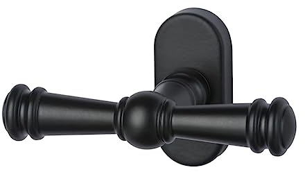 MS Beschläge hochwertiger Kreuz-Fensterbeschlag massiv Messing Fenstergriff Schwarz matt Ganzolive Rasterolive 90° Rasterung 7x35mm Vierkant Metallunterkonstruktion Griffolive