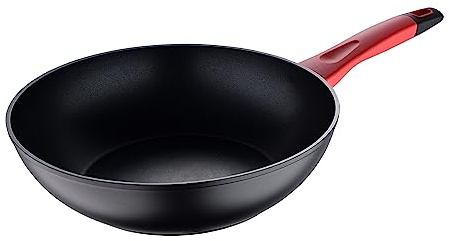 Wok ø28x7.5cm aluminio forjado induccion magna