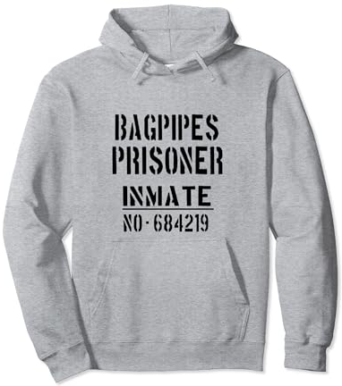 Dudelsackspieler / Dudelsack Gefangener einfaches Halloween-Kostüm Pullover Hoodie