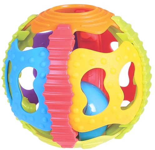 Playgro, Bunter Rassel und Rollball, ab 6 Monaten, mehrfarbig