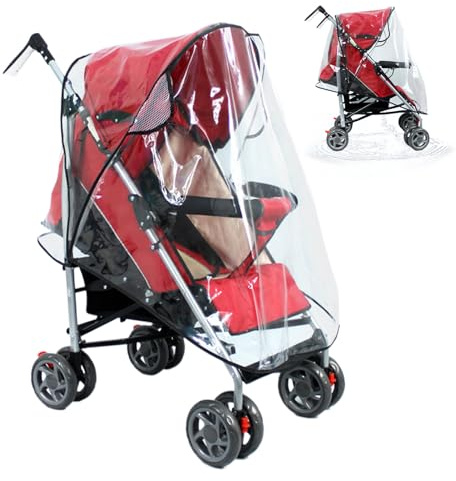 Universal Rain Cover for Stroller,Universal Rain Cover for Pushchair and Stroller Protect from Sun and Snow