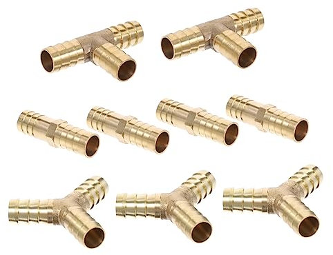 MUCKLILY Crimp Für Sanitärprojekte Messing-crimpfittings Luftschlauch-fittings-set Gartenschlauch-adapter-kupplungsreduzierer