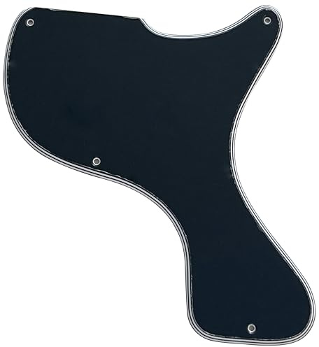 Schlagbrett für Gibson Les Paul Junior 1958 DC Gitarre Schlagbrett (5-lagig, schwarz)