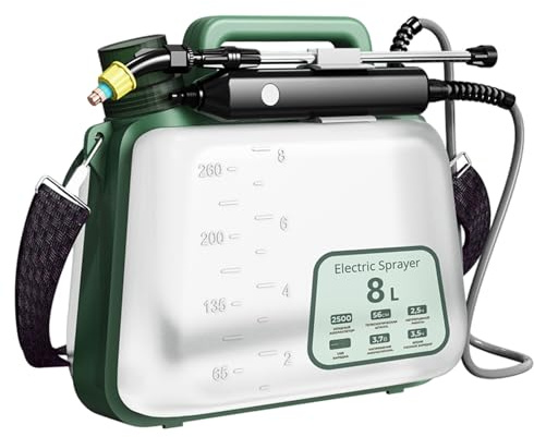 Spruzzatore con pompa elettrica, Spruzzatore da giardino pieghevole con batteria ricaricabile, Spruzzatori portatili per erbacce per prato, cortile e giardinaggio domestico, Verde, Elettrico, Erbacce