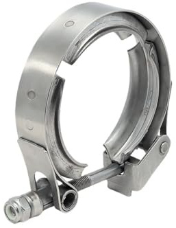 Acciaio inossidabile 304 1,5~6 pollici 51 63 76 mm Morsetto a fascia a V a sgancio rapido Tubo di scarico turbo Vband (Attenzione: nessuna flangia)(51mm 2 inch)