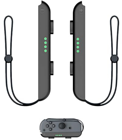 UEAVOID Lot de 2 Dragonnes pour Switch, Bracelet Réglable pour Manette Joycon Switch 1 & Switch 2, Accessoire Anti-Chute Idéal pour Jeux de Sport Actifs et Just Dance