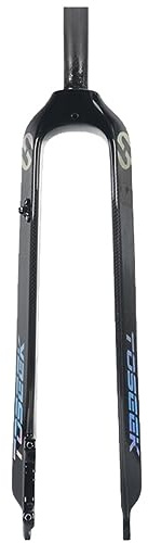 NIKANXIA Forcella Anteriore Rigida MTB 26/27,5/29 Pollici, Freno a Disco, Tubo Dritto da 1-1/8 Senza Filettatura, ASSE a sgancio rapido QR 9 x 100 mm