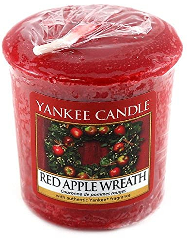 Yankee Candle Samplers Votivkerzen, Wax, Rot Apple Wreath, 4.6 x 4.8 x 1 cm