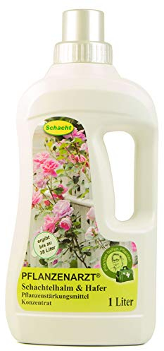 PFLANZENARZT® Schachtelhalm & Hafer Konzentrat, Pflanzenstärkungsmittel zum Gießen und Sprühen für pilzanfällige Pflanzen, 1 Liter