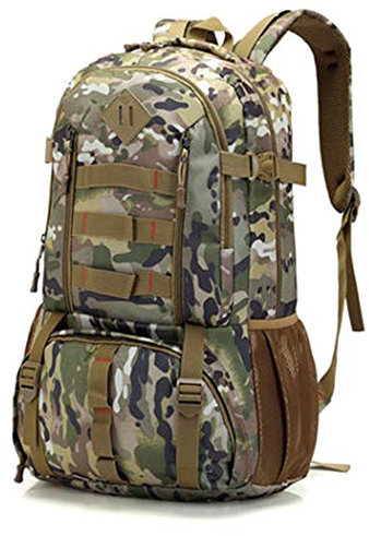 Camo Taktische Rucksack Militärarmee 50L wasserdichte Wandern Jagd Rucksäcke Reise Rucksack Sporttasche 2